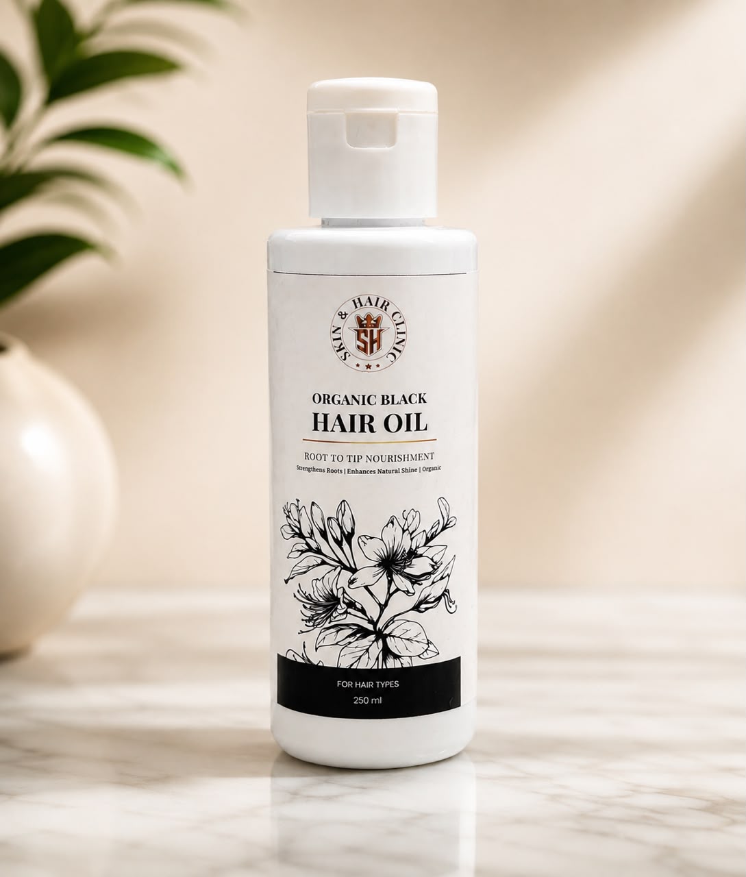 Black Hair oil for grey Hair